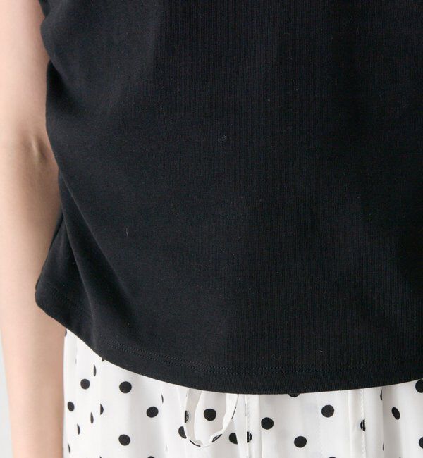  「サイドギャザーチビTシャツ」|Tシャツ・カットソー|