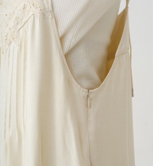  「レースサテンキャミオールインワン」|ワンピース|