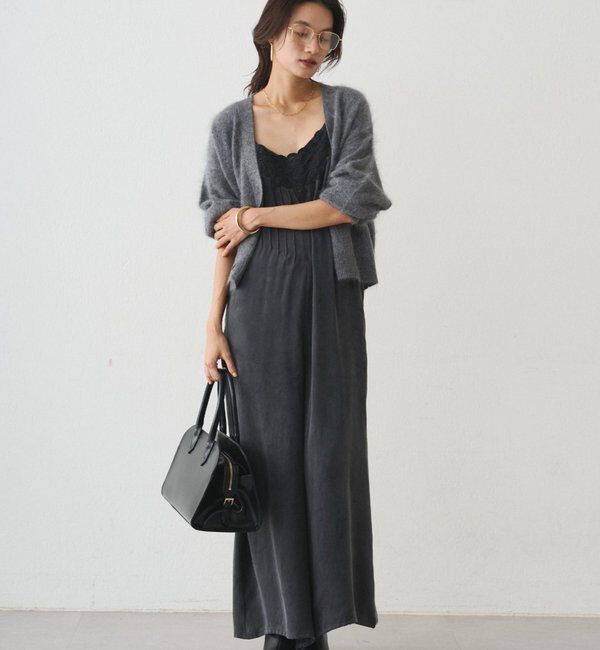  「レースサテンキャミオールインワン」|ワンピース|