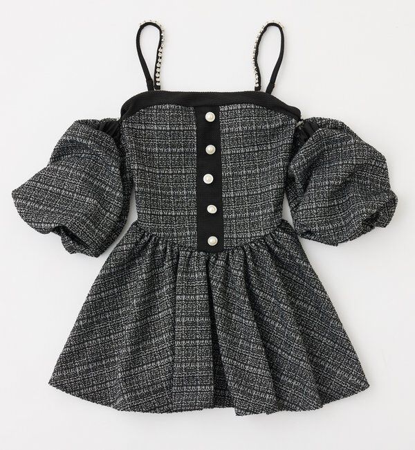  「swimwear/オフショルミニワンピース（2点セット)」|その他|