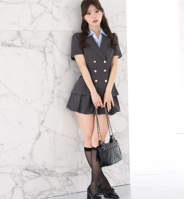  「【セットアップ可能】バルーンミニスカパン／SMサイズ」|スカート|