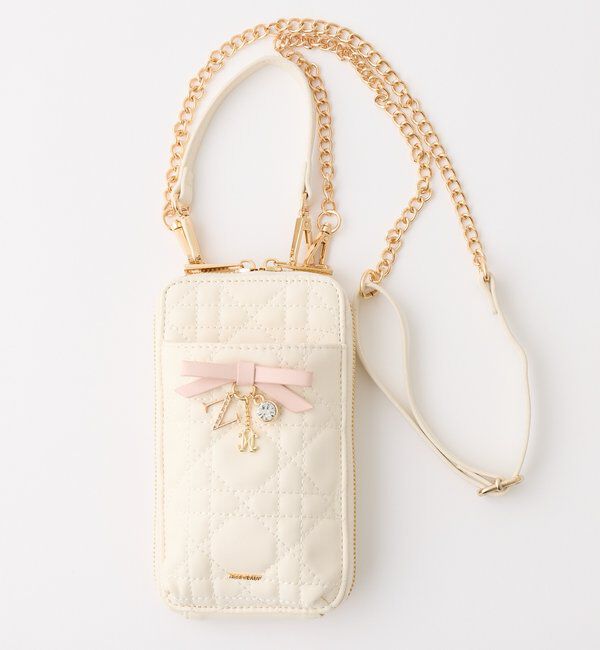  「リボンチャーム付きスマホショダー」|ショルダー・メッセンジャー|