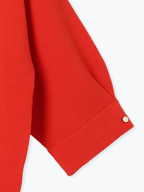 Te chichi TERRASSE「袖タックメタルボタンニット」|ニット・セーター|