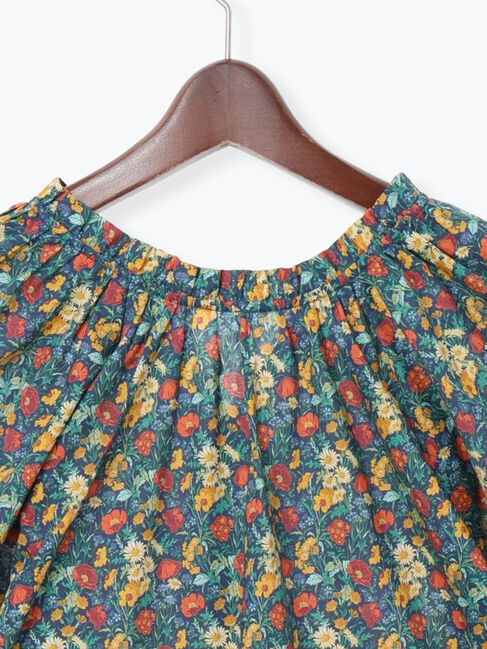 Te chichi「【LIBERTY FABRICS】フリルネックブラウス」|シャツ・ブラウス|