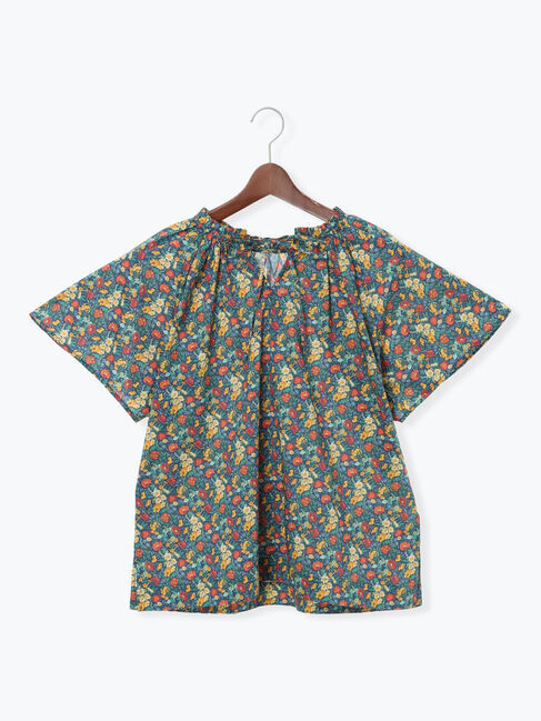 Te chichi「【LIBERTY FABRICS】フリルネックブラウス」|シャツ・ブラウス|