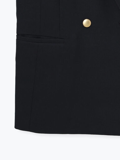 Te chichi「リネンライクダブルブレストジレ(セットアップ可)」|ダウンベスト・ベスト|