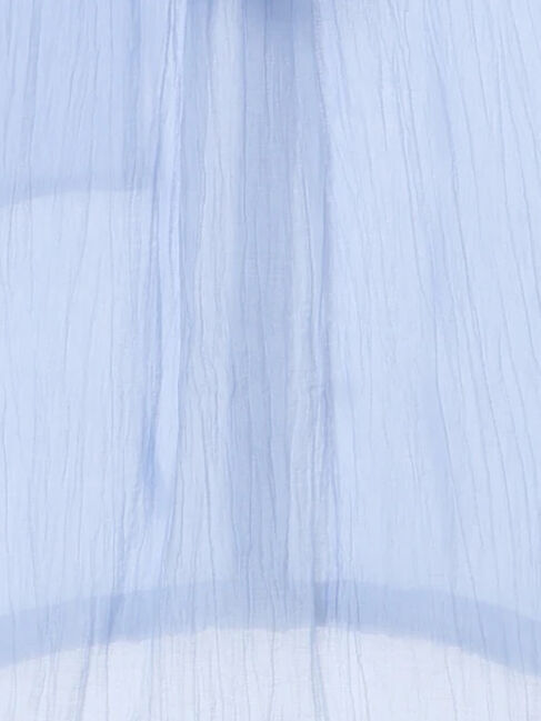 Samansa Mos2「シアー裾ドロストフードシャツ」|シャツ・ブラウス|