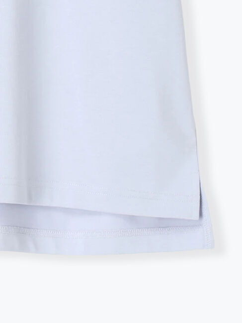 Samansa Mos2「【接触冷感】スクエア箔ロゴTシャツ」|Tシャツ・カットソー|