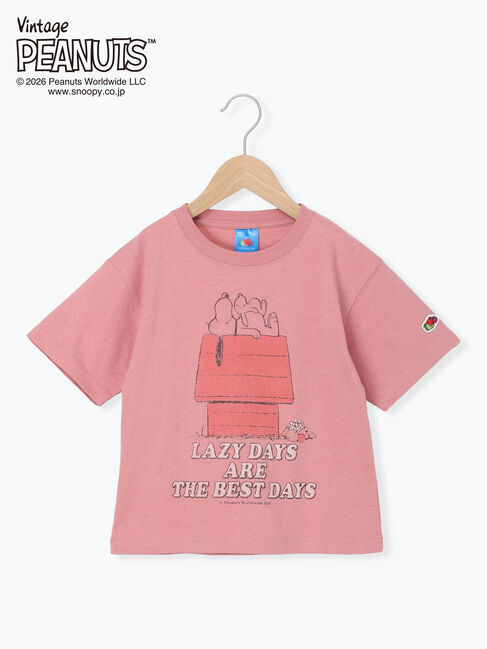 Samansa Mos2 Lagom「【FRUIT OF THE LOOM】PEANUTS プリント半袖T」|Tシャツ・カットソー|