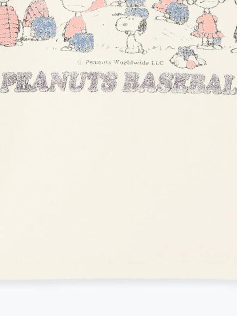 Samansa Mos2 Lagom「【FRUIT OF THE LOOM】PEANUTS プリントリンガーT」|Tシャツ・カットソー|