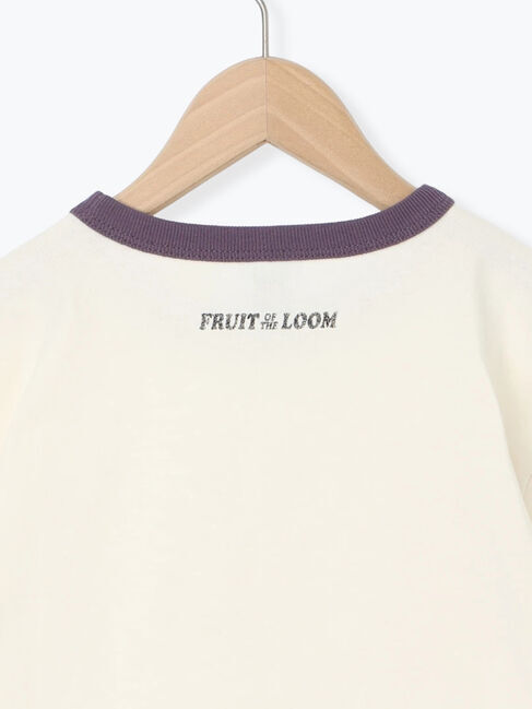 Samansa Mos2 Lagom「【FRUIT OF THE LOOM】PEANUTS プリントリンガーT」|Tシャツ・カットソー|