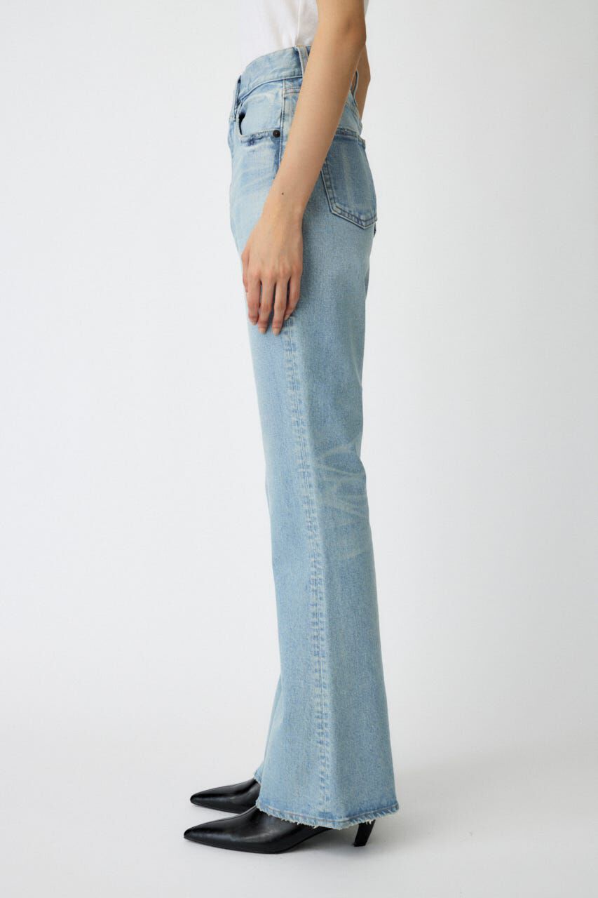 MOUSSY「MVS L/BLU FLARE」|デニム|