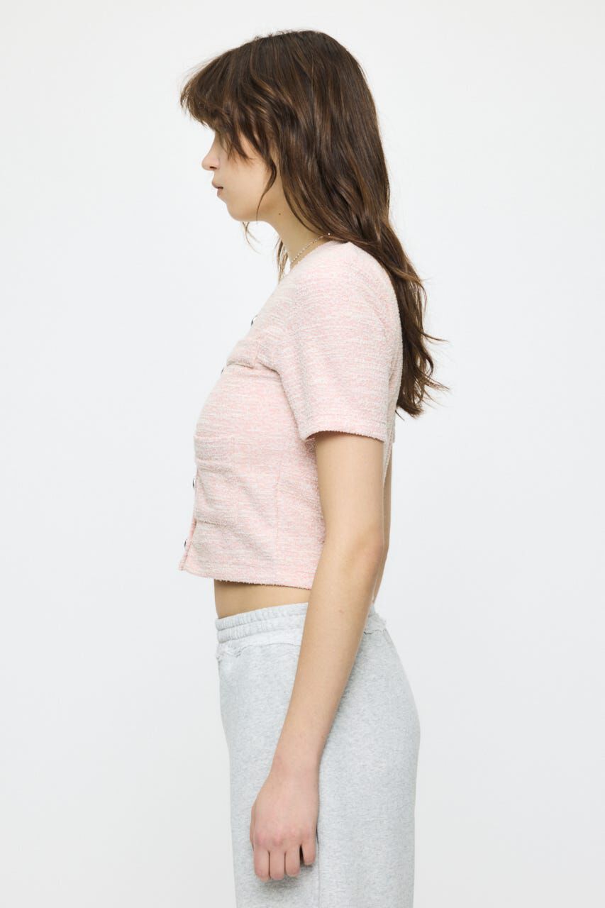 MOUSSY「TWEED CRUSH トップス」|Tシャツ・カットソー|