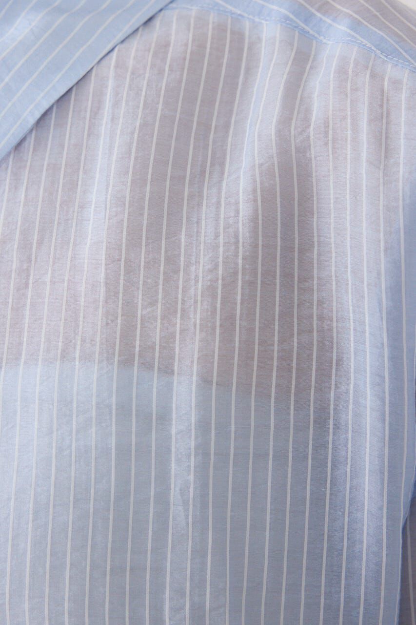 rienda「アシンメトリーストライプシャツ」|シャツ・ブラウス|