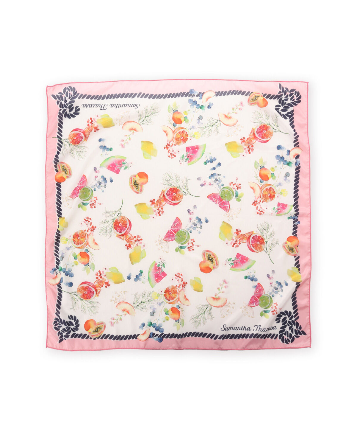 Samantha Thavasa「トロピカルフルーツ スカーフ」|その他|ピンク
