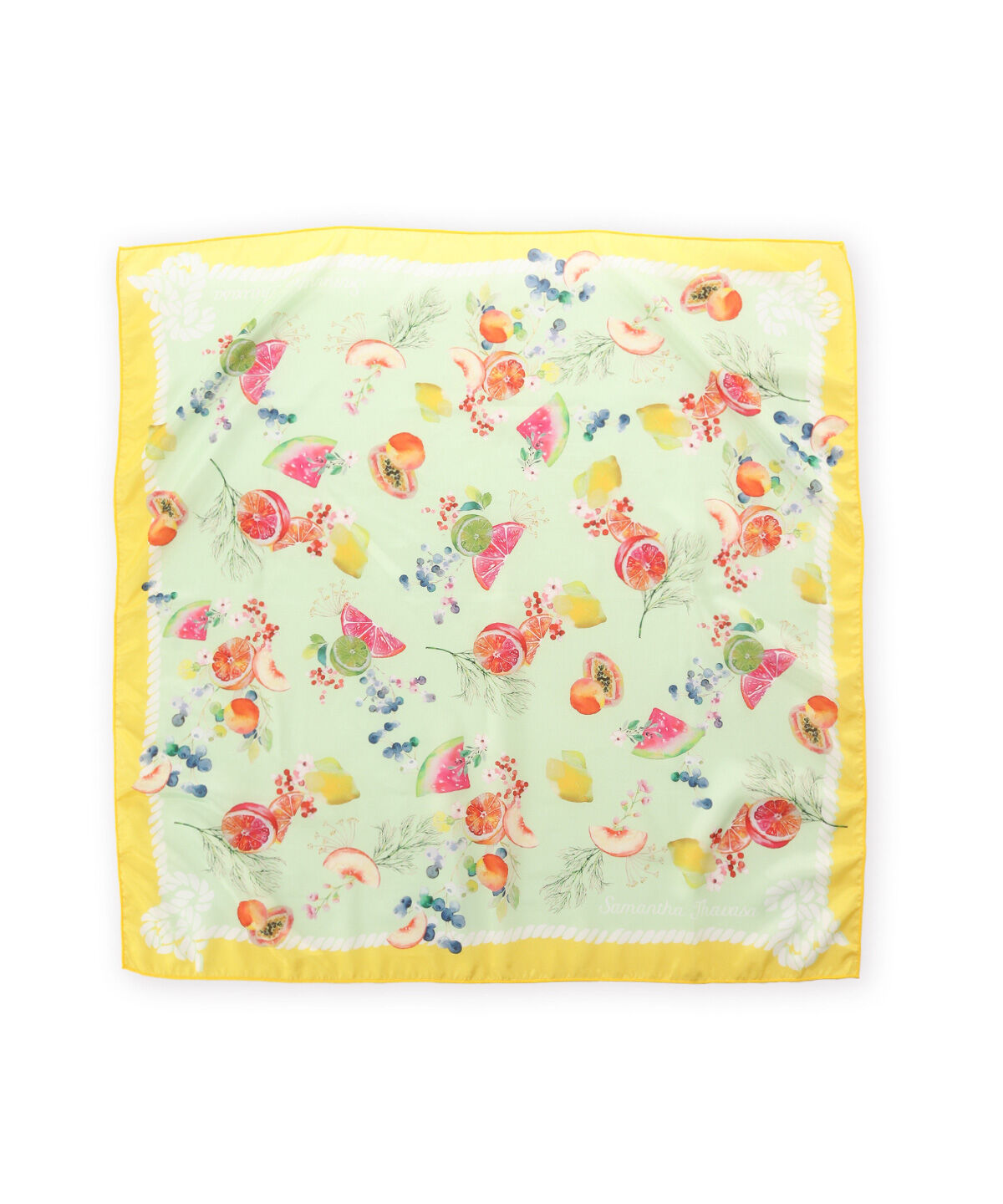 Samantha Thavasa「トロピカルフルーツ スカーフ」|その他|イエロー