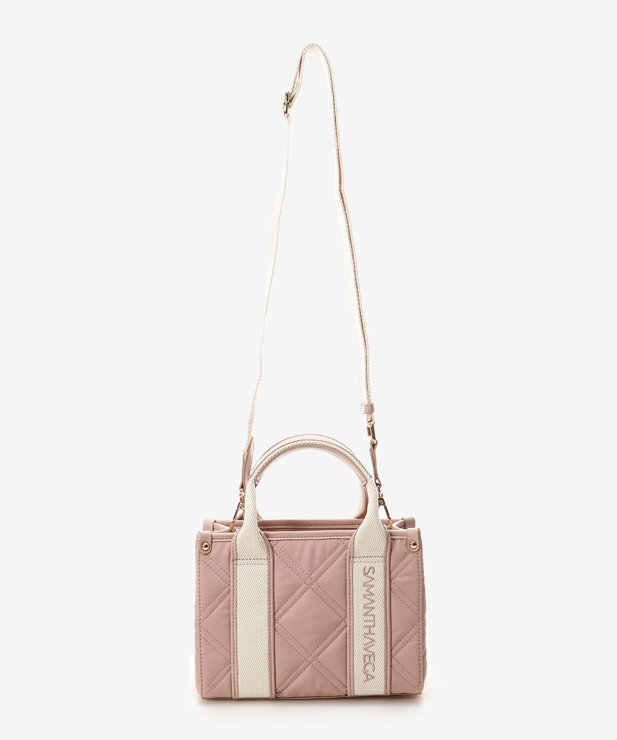 Samantha Vega「ロゴテープキルティングショルダーバッグ（ミニ）」|ショルダー・メッセンジャー|