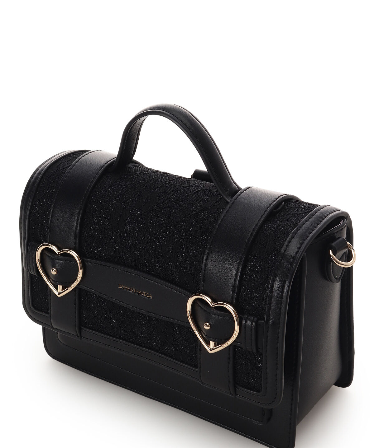 Samantha Vega「レースハートベルトサッチェルショルダーバッグ」|ショルダー・メッセンジャー|