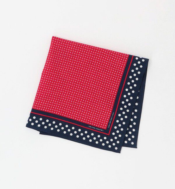 UNITED ARROWS「ドット バンダナ」|ハンカチ|RED