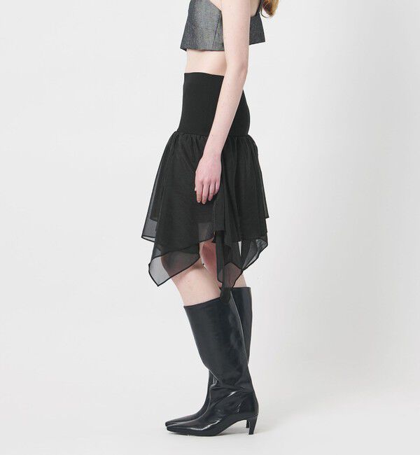 AEWEN MATOPH「＜AEWEN MATOPH＞ラッフルミニスカート ベアトップ ‐ 2WAY ウォッシャブル ‐」|スカート|