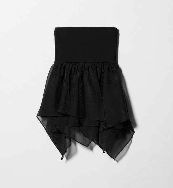 AEWEN MATOPH「＜AEWEN MATOPH＞ラッフルミニスカート ベアトップ ‐ 2WAY ウォッシャブル ‐」|スカート|
