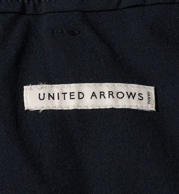 UNITED ARROWS「ウェザーコンフォート タフタ サイドシャーリング  スラックス 撥水 ストレッチ」|スラックス|