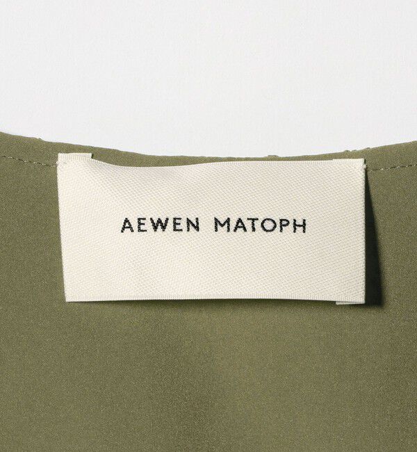 AEWEN MATOPH「＜AEWEN MATOPH＞フリルカシュクールノースリーブブラウス ‐ ウォッシャブル ‐」|シャツ・ブラウス|