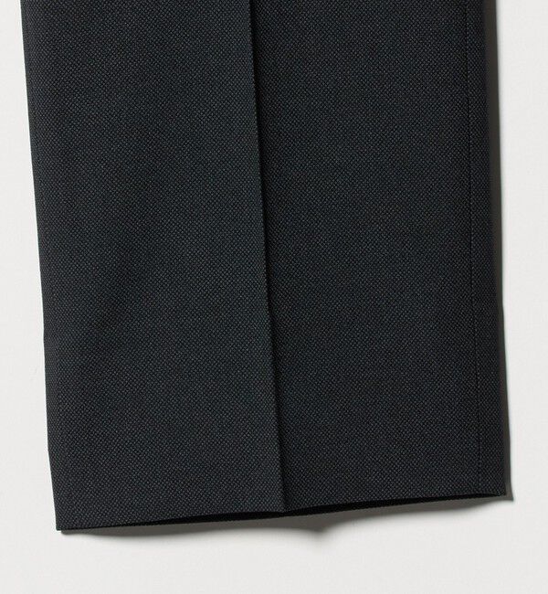 UNITED ARROWS green label relaxing「A+ COOL ポリエステル バーズアイ スタンダード アジャスター NP スラックス -ウォッシャブル・ストレッチ」|スラックス|