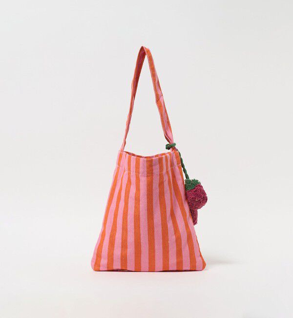 UNITED ARROWS green label relaxing「【別注】＜beej＞チャーム付き ストライプ トートバッグ / キッズ」|トートバッグ|