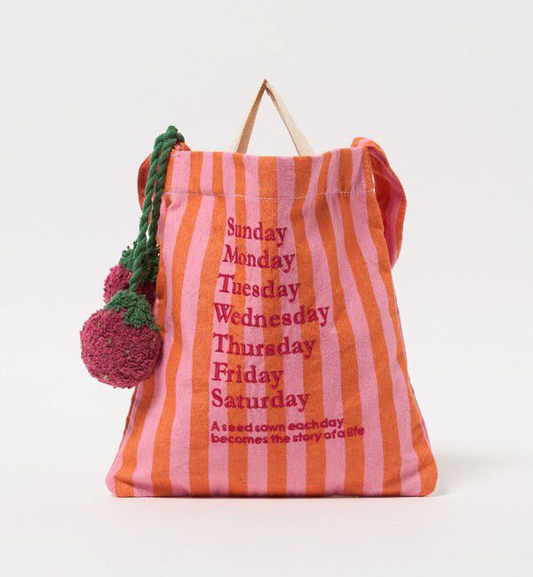 UNITED ARROWS green label relaxing「【別注】＜beej＞チャーム付き ストライプ トートバッグ / キッズ」|トートバッグ|