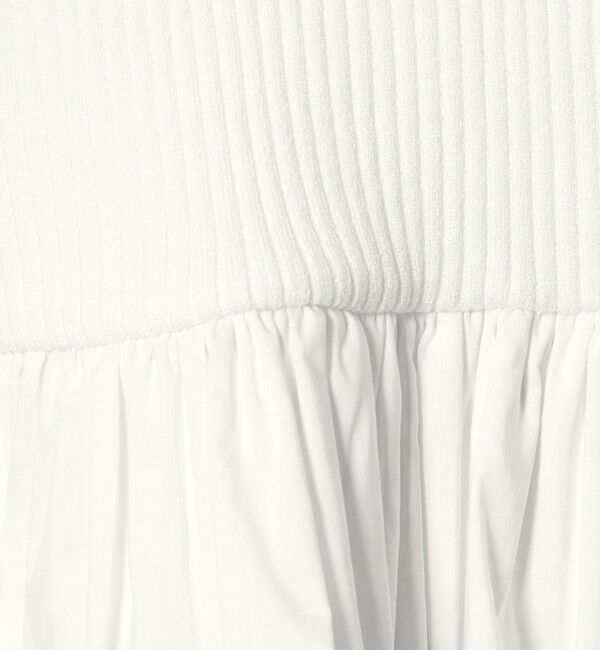 EMMEL REFINES「＜EMMEL REFINES＞EM スソバルーン ノースリーブ ニット」|ニット・セーター|