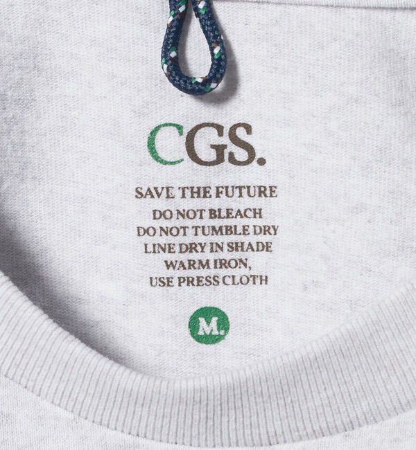 California General Store「＜CGS.＞オーガニック コットン クルーネック ロゴ Tシャツ」|Tシャツ・カットソー|