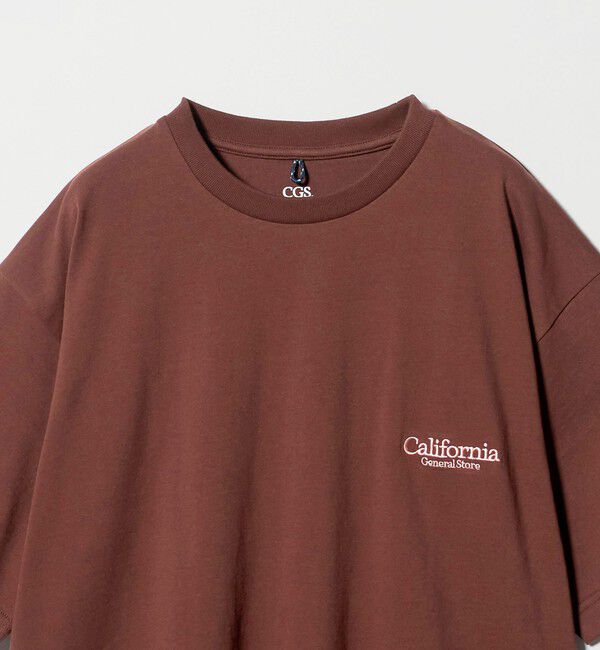 California General Store「＜CGS.＞オーガニック コットン クルーネック ロゴ Tシャツ」|Tシャツ・カットソー|
