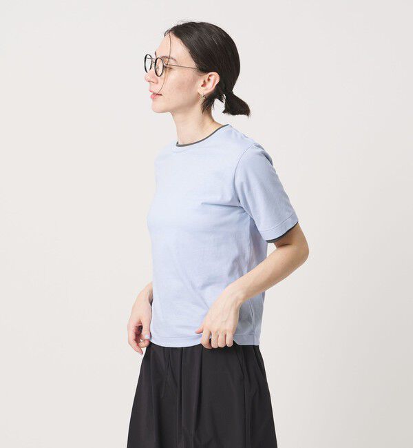 BEAUTY&YOUTH UNITED ARROWS「麻コットン レイヤード クルーネック Tシャツ」|Tシャツ・カットソー|