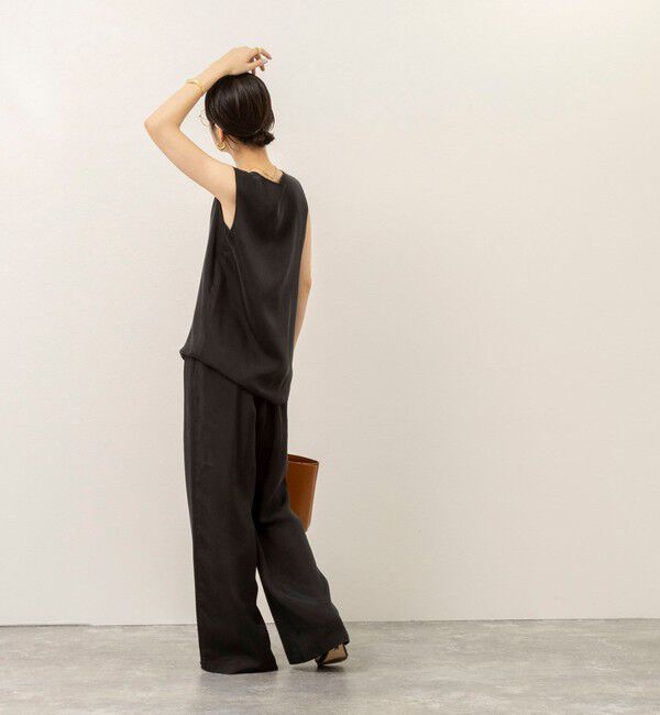 MAQWEL「《セットアップ対応》【MAQWEL/マクウェル】ウォッシャブルサテンパンツ」|その他|