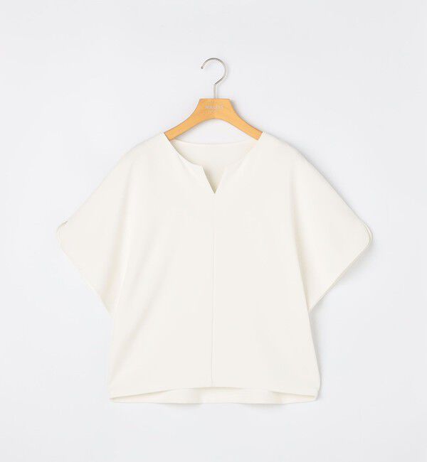 NOLLEY'S sophi「《セットアップ対応》ウォッシャブルツイルケープ風ブラウス」|シャツ・ブラウス|