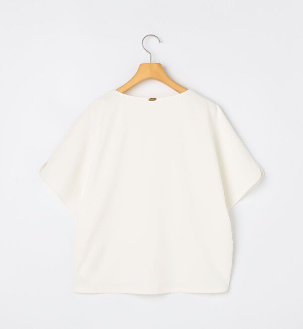 NOLLEY'S sophi「《セットアップ対応》ウォッシャブルツイルケープ風ブラウス」|シャツ・ブラウス|