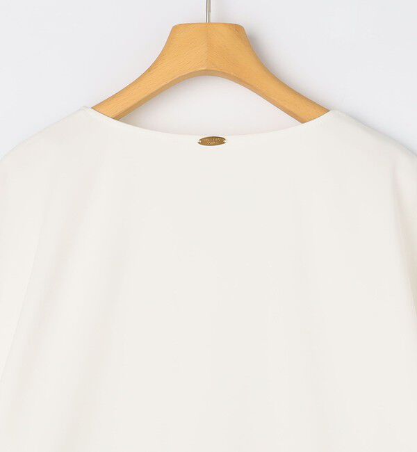 NOLLEY'S sophi「《セットアップ対応》ウォッシャブルツイルケープ風ブラウス」|シャツ・ブラウス|