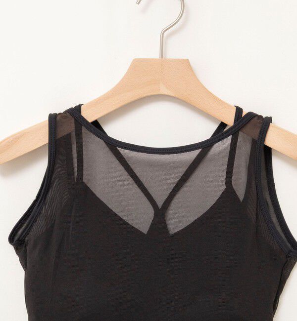 MAQWEL「【MAQWEL/マクウェル】ウォッシャブルバッククロスシアーブラトップ」|チューブトップ|