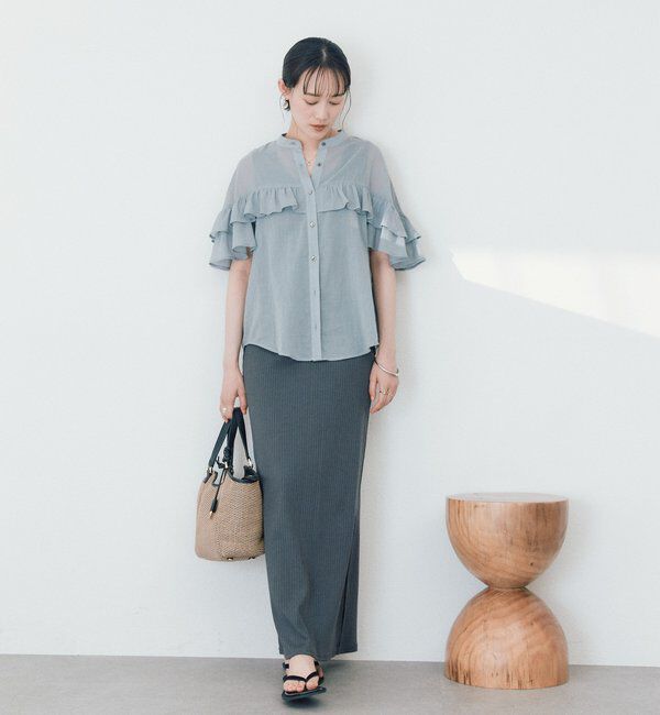  「予約【ASUKAコラボカラー企画】ティアードフリルブラウス」|シャツ・ブラウス|