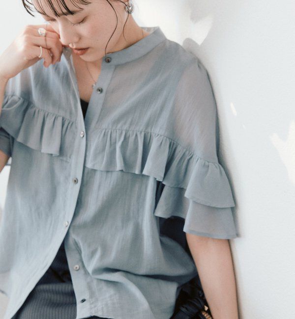  「予約【ASUKAコラボカラー企画】ティアードフリルブラウス」|シャツ・ブラウス|