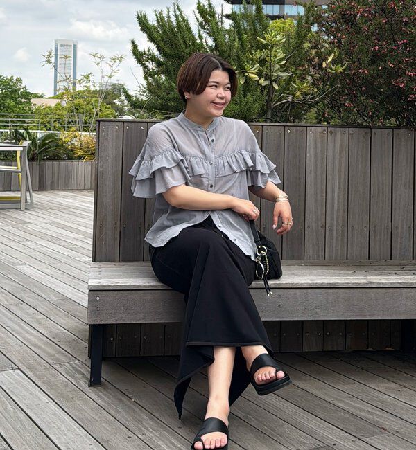  「予約【ASUKAコラボカラー企画】ティアードフリルブラウス」|シャツ・ブラウス|