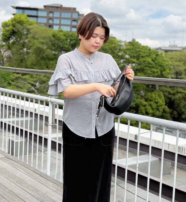  「予約【ASUKAコラボカラー企画】ティアードフリルブラウス」|シャツ・ブラウス|