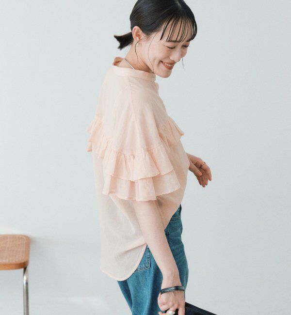  「予約【ASUKAコラボカラー企画】ティアードフリルブラウス」|シャツ・ブラウス|