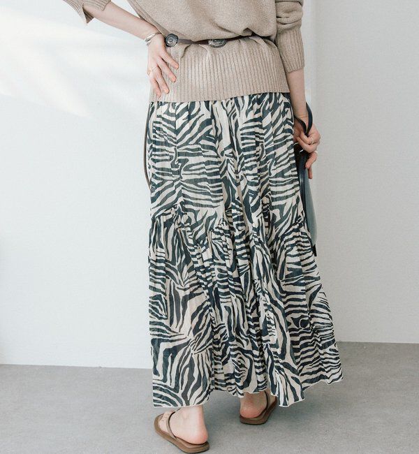  「予約【モードな印象に】スクエアトングコンビサンダル」|サンダル|