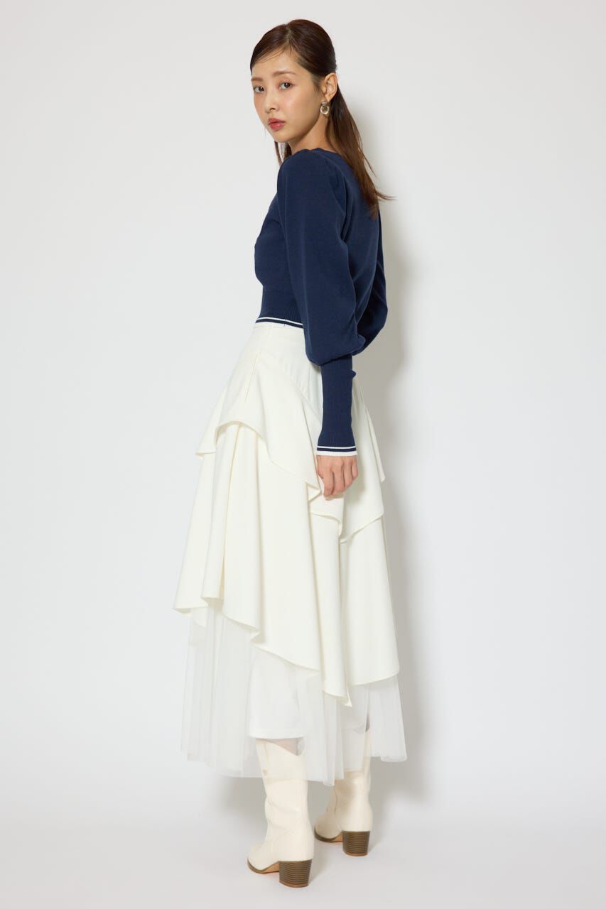 rienda「ロゴニットトップス」|ニット・セーター|