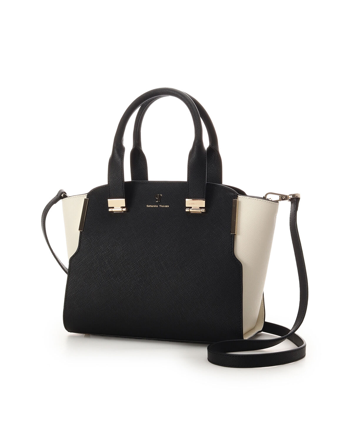 Samantha Thavasa「[Newカラー]Pomme d'espoir ポムディスポワール バイカラーハンドルバッグ」|ハンドバッグ|