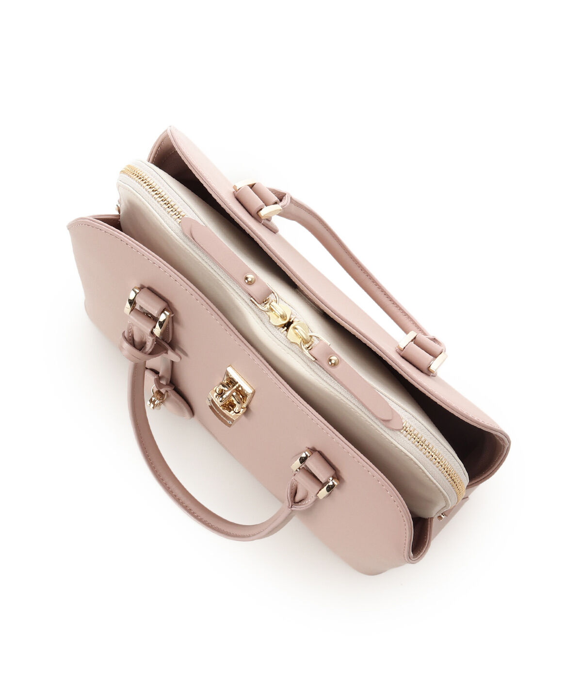 Samantha Thavasa「ハートモチーフレザーハンドバッグ 大サイズ」|ハンドバッグ|