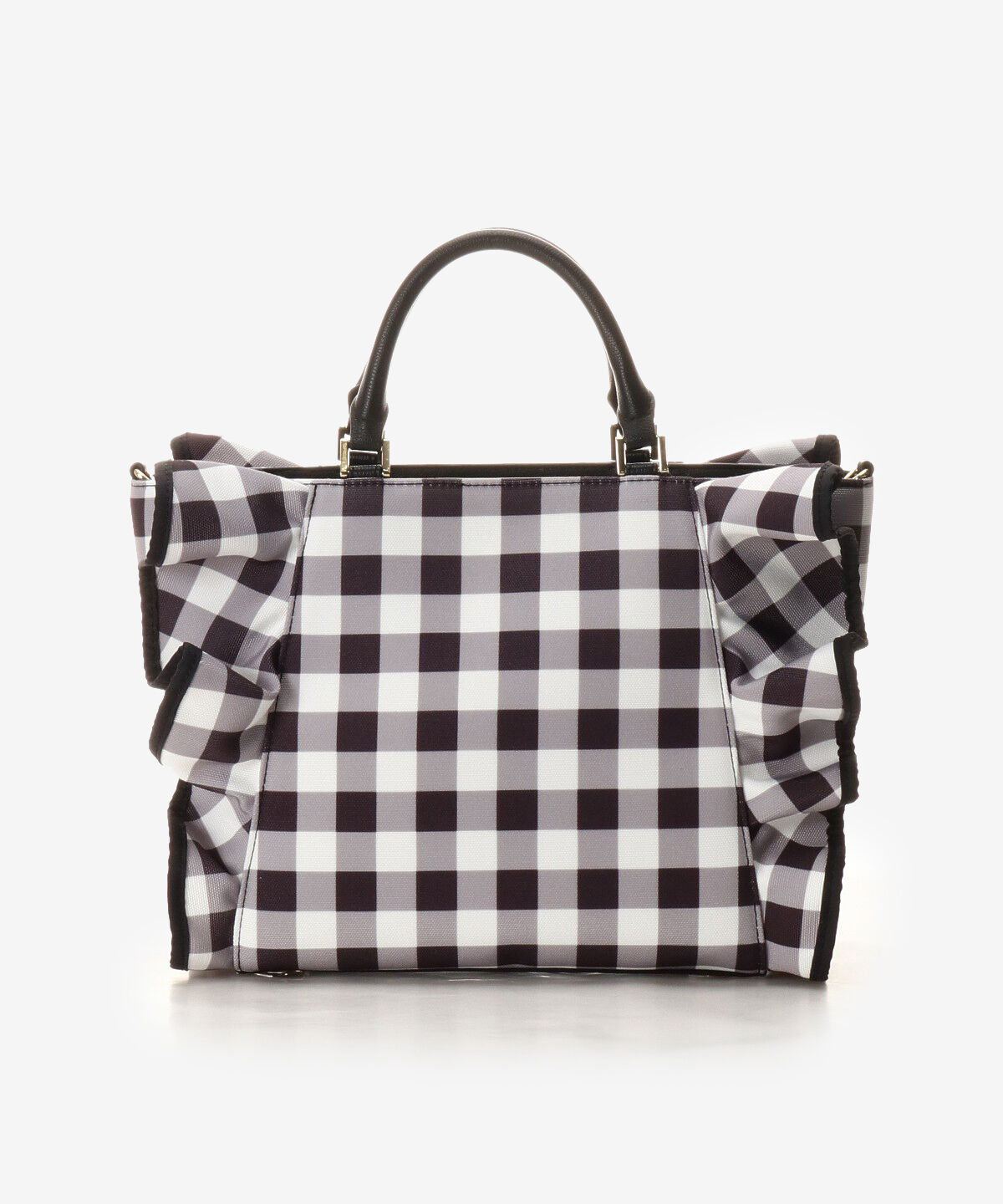 Samantha Vega「チェックフリルハンドバッグ（大）」|ハンドバッグ|