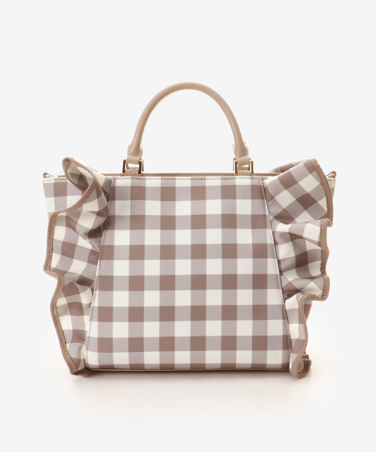 Samantha Vega「チェックフリルハンドバッグ（大）」|ハンドバッグ|